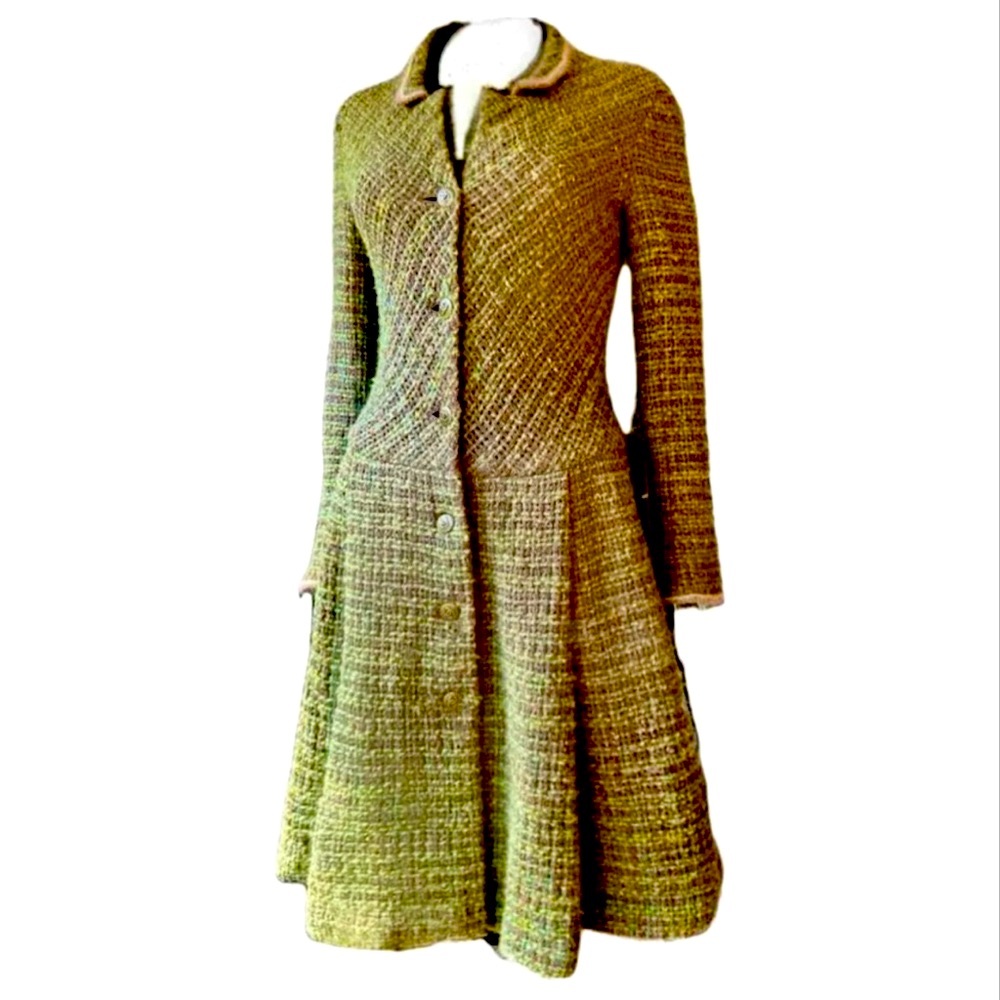 Chanel vintage tweed coat-dress from FW 98